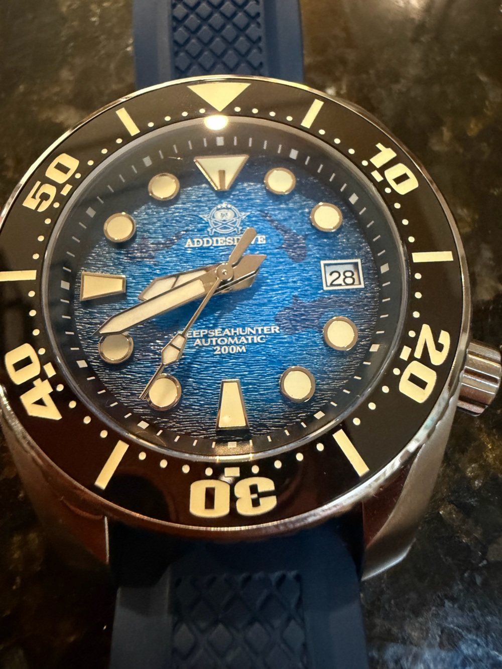Deepseahunter Automatic Dive Watch in Blue